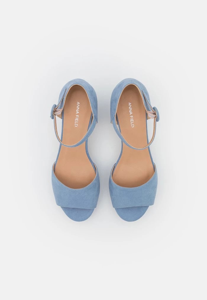 Sandale ANNA FIELD Anna Field Platform Sandals Bleu Femme | ZDX-2463548